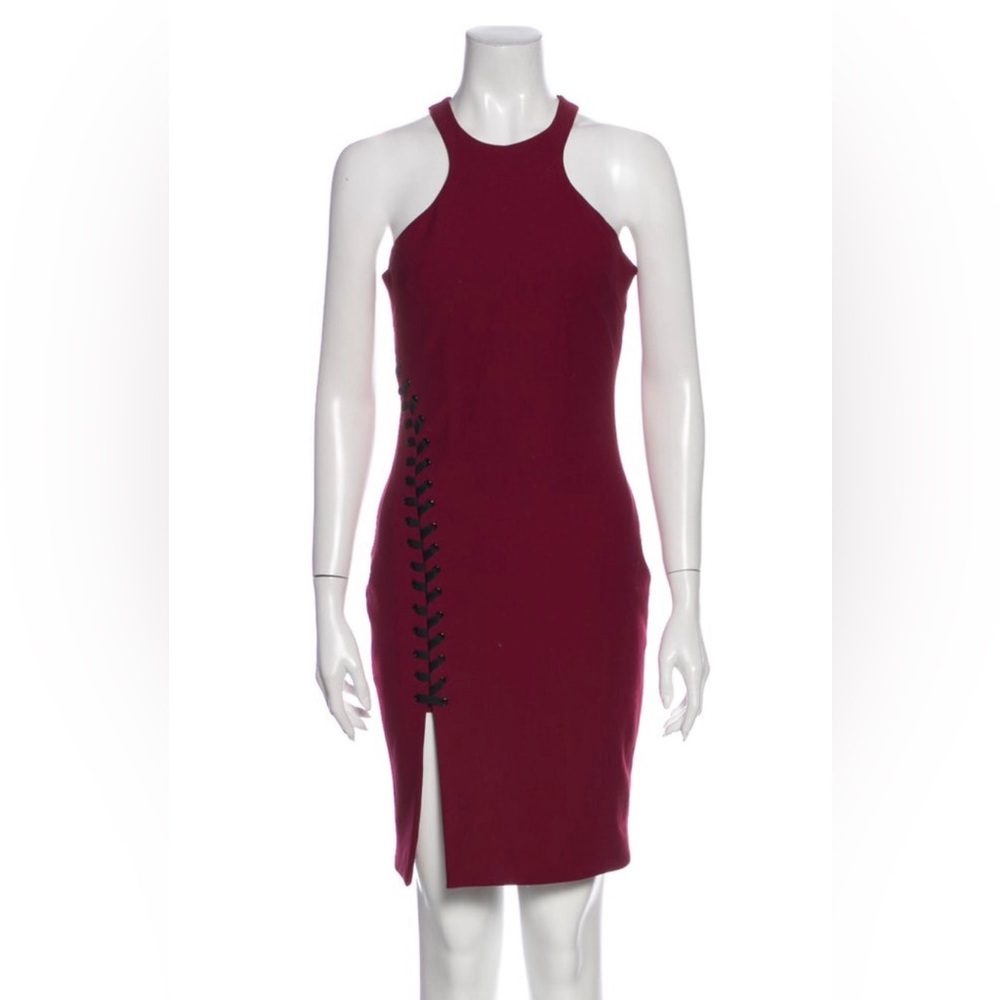 NWT, Elizabeth and James, Burgundy Red Sheath Dress, Size 4